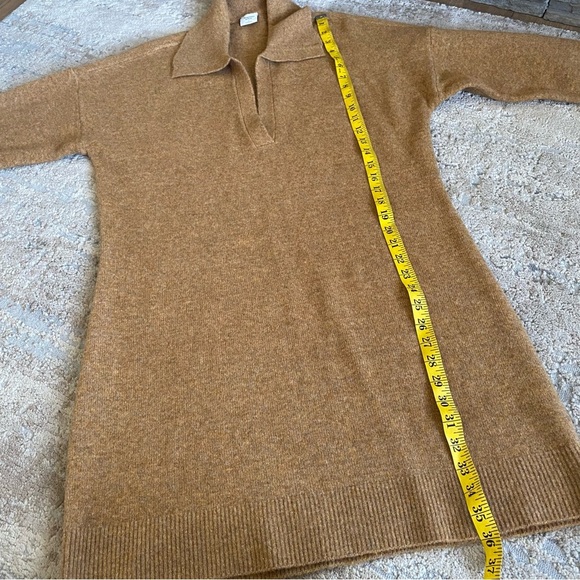 Abercrombie & Fitch Sweater Dress Long Sleeve Tight Knit Collared Short: L - Picture 10 of 10